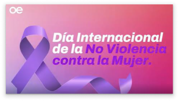 Dia internacional de la no violencia contra la mujer